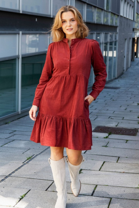 Elizabeth Kord Dress  - Ruby Red