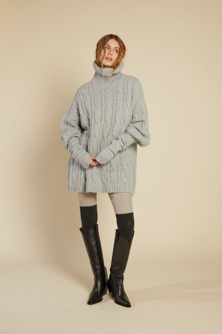 Britt Sweater - Grey Melange