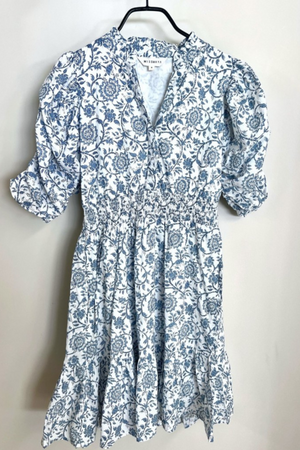 Billie Dress Short Sleeve - Bluebell
