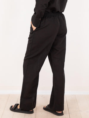 Sonar Linen Pants - Black
