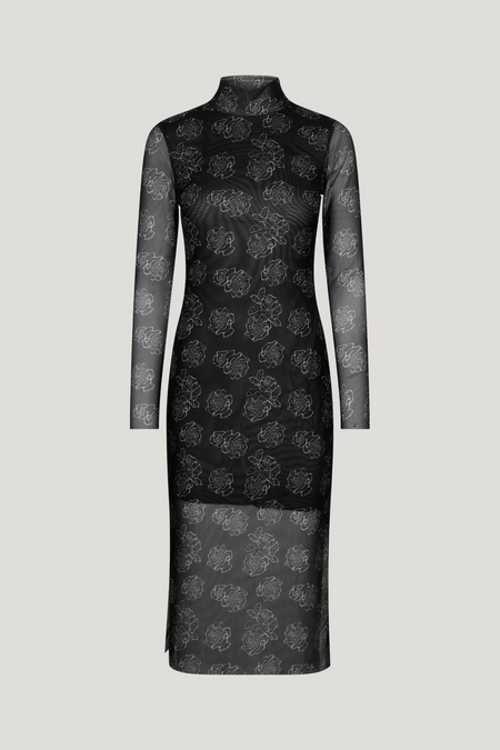 JOLAIN Dress - Black Embroidery