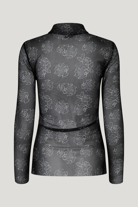 JODI Sweater - Black Embroidery
