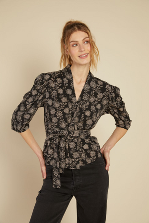 Madison Flower Blouse - As Is