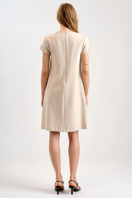 3596 D - Crystal S Dress - Beige