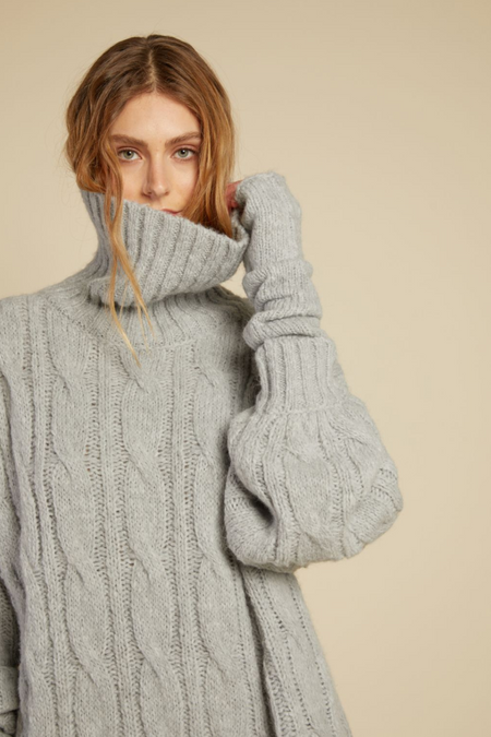Britt Sweater - Grey Melange