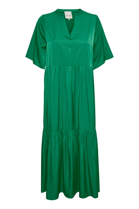 LineMW Long Dress - Ultramarine Green