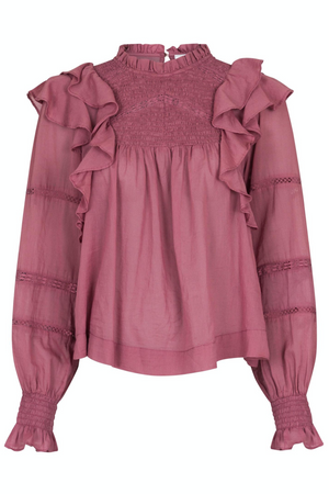 Sarna S Voile Blouse - Evening Rose