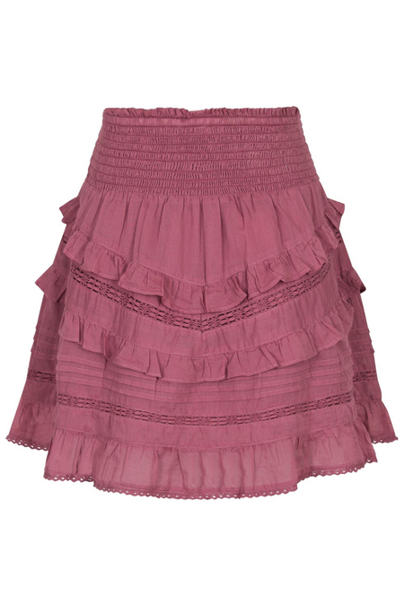 Donna S Voile Skirt - Evening Rose