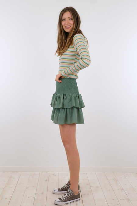 Carin R Skirt - Balsam Green