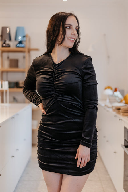 Francine Short Dress - Black
