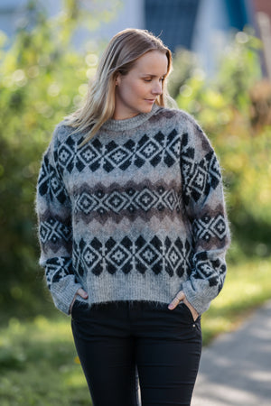 Pernille Sweater - Brown Multi