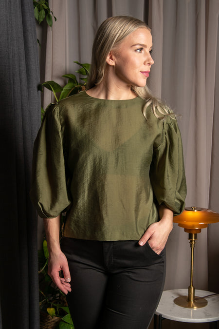 Milly Top - Olive Green